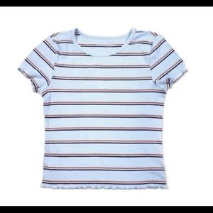 American Eagle Lettuce Edge Top